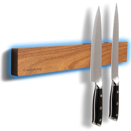 Gourmetop 16" Acacia Magnetic Knife Holder